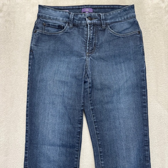 NYDJ Jeans Women's 4 Barbara Bootcut Lift-Tuck‎ Technology Dark Wash Blue Denim - Picture 3 of 14
